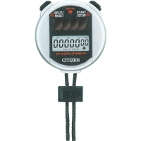 リズム時計工業（株） 8RDA05-019 シチズン　ストップウォッチサンテック（プラスチック材）シルバーメタリック