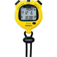 セイコーウォッチ（株） SVAJ003 ＳＥＩＫＯ　ストップウオッチソーラー　スタンダード　イエロー