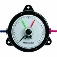 （株）山本電機製作所 WO81FT1000D マノスター　微差圧計　マノスターゲージ　＜表面形・置針２本付＞