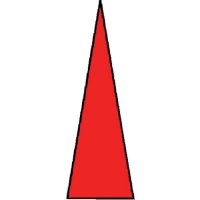 ユニット（株） 446-81 ユニット　ゲージマーカー　赤・ＰＰステッカー・１シート１００枚入