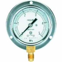 日本 TASCO ＴＡＳＣＯ TA148F-135 タスコ　圧力計（１／４″フレア、下出し、６０φ、つば付）