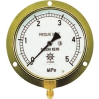 日本 TASCO ＴＡＳＣＯ TA148F-350 タスコ　圧力計（１／４″フレア、下出し、１００φ、つば付）