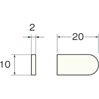 日本精密機械工作（株） P4101 リューター　フェルトチップ（裏面接着剤付）