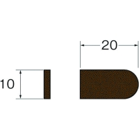 日本迷你磨 Minimo   SA3121 ミニモ　クッションフェルトディスク　φ１１　（２０枚入）