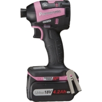 パナソニック（株）エコソリューションズ社 EZ75A7LS2G-P Ｐａｎａｓｏｎｉｃ　デュアル　充電インパクトドライバーピンク　１８Ｖ４．２Ａｈセット