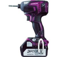 工機ホールディングス（株） WH18DDL-2LSCK-R 日立　１８Ｖコードレスインパクトドライバ　赤３．０Ａｈ