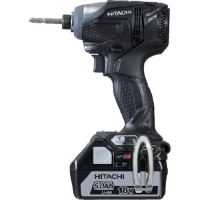 工機ホールディングス（株） WH18DDL-2LJCK-B 日立　１８Ｖコードレスインパクトドライバ　黒