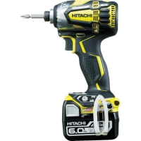 工機ホールディングス（株） WH14DDL2-2LYPK-Y 日立　１４．４Ｖコードレスインパクトドライバ　６．０Ａｈ　イエロー