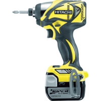 工機ホールディングス（株） WH14DBAL-2LSCK-Y 日立　１４．４Ｖコードレスインパクトドライバー　樹脂ケース仕様　黄