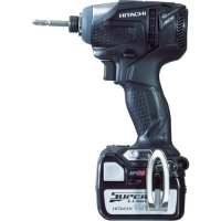 工機ホールディングス（株） WH14DDL-2LSCK-B 日立　１４．４Ｖコードレスインパクトドライバ　黒３．０Ａｈ