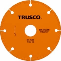 日本中山 TRUSCO  TYDM-105 ＴＲＵＳＣＯ　溶着ダイヤモンドカッター　マルチタイプ　１０５ｍｍ