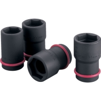 ＴＯＮＥ（株） AHW804 ＴＯＮＥ　ホイルナットコンビソケットセット　４ｐｃｓ