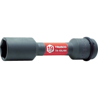 日本中山 TRUSCO  T4-19LHN ＴＲＵＳＣＯ　インパクト用薄肉ホイルナットロングソケット　１９ｍｍ差込角１２．７