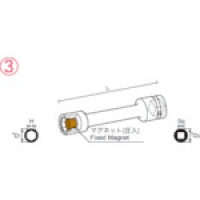 日本長堀工業 NAC   313EMP15 ナック　マグネチックソケット　エクステンションタイプ９．５２ｘ１３ｍｍｘ１５０Ｌ