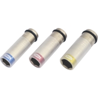 日本水户工机 MITOLOY  P412L ミトロイ　１／２インパクトレンチ用ソケットＬ　３／８（Ｐ４Ｌ－３／８）