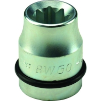 フラッシュツール（株） 8WGQ-20 ＦＰＣ　インパクト用　スーパースリム　袋ナット用ソケット　差込２５．４ｍｍ　対辺