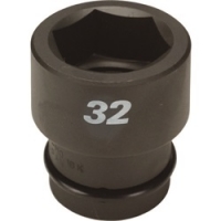 4WS-28 ＦＰＣ　インパクト　ショート　ソケット　差込角１９．０ｍｍ　対辺２８ｍｍ