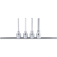 日本水户工机 MITOLOY  H405ML ミトロイ　１／２　ヘックスソケット　ロング　ホルダーセット　４コマ５点