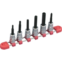 日本京都 KTC TBT3L06BPH ＫＴＣ　９．５ｓｑ．ロングボールポイントヘキサゴンビットソケットセット［６コ組］