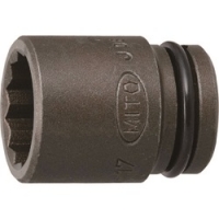日本水户工机 MITOLOY  P3M-19 ミトロイ　３／８　インパクトレンチ用　ソケット（１２角）　１９ｍｍ