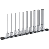 ＴＯＮＥ（株） HH410LL ＴＯＮＥ　超ロングヘキサゴンソケットセット（ホルダー付）