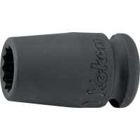 16 コーケン　９．５ｍｍ差込　インパクト１２角ソケット　７／１６