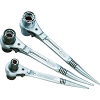 （株）スーパーツール SRF2 スーパー　４サイズラチェットレンチ　呼び：１４、１７、１９、２１