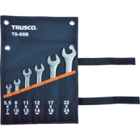 日本中山 TRUSCO  TS-6SA ＴＲＵＳＣＯ　両口スパナセット（６本組　）