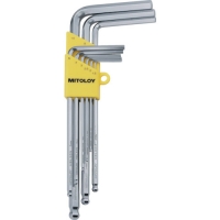 日本水户工机 MITOLOY  HBL900N ミトロイ　Ｌ型ホローレンチ　ボールポイント　ネオ　ホルダー９本組