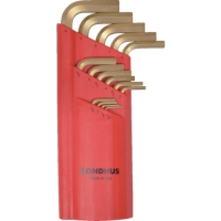 ボンダス・ジャパン（株） BLX15MG ボンダス　ボールポイント・Ｌ－レンチセット　ロング　ゴールド　セット１５本組（１．２７－１０ｍｍ）