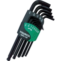 日本中山 TRUSCO  TBRI-13S ＴＲＵＳＣＯ　ボールポイント六角棒レンチセット　１３本組（インチタイプ）