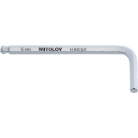 日本水户工机 MITOLOY  HBS50 ミトロイ　Ｌ型ホローレンチボールポイント　ショート　５ｍｍ