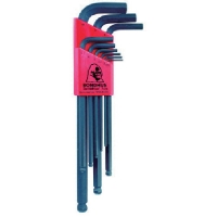 （株）エイト 016-8MM エイト　六角棒スパナ　ボールポイント　セミロング　単品　対辺寸法８ｍｍ