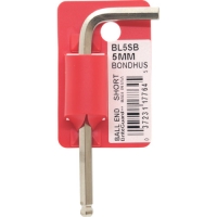 ボンダス・ジャパン（株） BL5SB ボンダス　ボールポイント・Ｌ－レンチ　ショート　メッキ　５ｍｍ