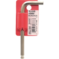 ボンダス・ジャパン（株） BL6SB ボンダス　ボールポイント・Ｌ－レンチ　ショート　メッキ　６ｍｍ