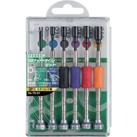 （株）ベッセル TD-57 ベッセル　精密ナットドライバーセット　ＴＤ‐５７　６サイズ入り