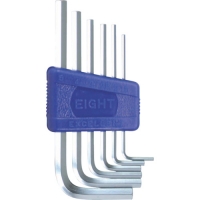 （株）エイト RS-6 エイト　六角棒スパナ　標準寸法　６本セット　１．５～６ｍｍ