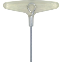 （株）エイト EXH-3 エイト　Ｔ型　六角棒スパナ　樹脂ハンドル　ショートタイプ　単品