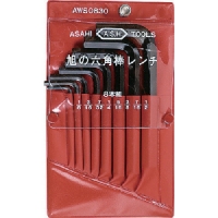 日本旭金属 ASH  AWS0830 ＡＳＨ　六角棒レンチセットインチサイズ８本組