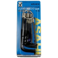 日本旭金属 ASH  ARS0810 ＡＳＨ　リング式六角棒レンチセット８本組