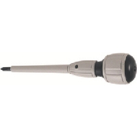 （株）新亀製作所 NO67002-100 サンフラッグ　ハイグリップドライバ－軸部カバー付＃２×１００ｍｍ