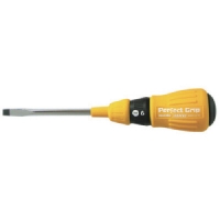 （株）新亀製作所 NO.3380-6.0-200 サンフラッグ　パーフェクトグリップドライバー　６．０Ｘ２００