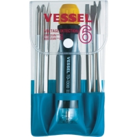 （株）ベッセル TD-1300L ベッセル　検電差替６本組ドライバーセット（低圧用）ＴＤ－１３００Ｌ