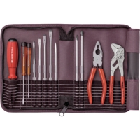 ＰＢスイスツールズ社 8219BO ＰＢスイスツールズ　プライヤー付差替式ドライバーセット　ボルドー