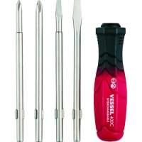 （株）ベッセル TD-2100 ベッセル　デュアルトーン差替ドライバー（４本組）　ＴＤ－２１００