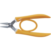 日本安力士 ANEX  253-N アネックス　ナイロンカバー付ラバーグリップヤットコ　両丸タイプ１３５ｍｍ