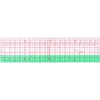 クロバー（株） 25-054 クロバー　方眼定規　２０ｃｍ
