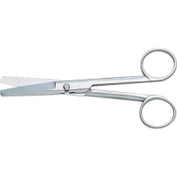 日本亚速旺 ASONE   2-534-01 ＡＳ　ハサミＮＯ８直セン刀両鈍１２０　ネジ止