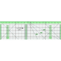 クロバー（株） 57-939 クロバー　カッティング定規　カラーライン２０ｃｍ