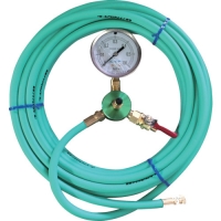 （株）カンツール HT-10-T カンツール　エアホース１０ｍ　圧力計付